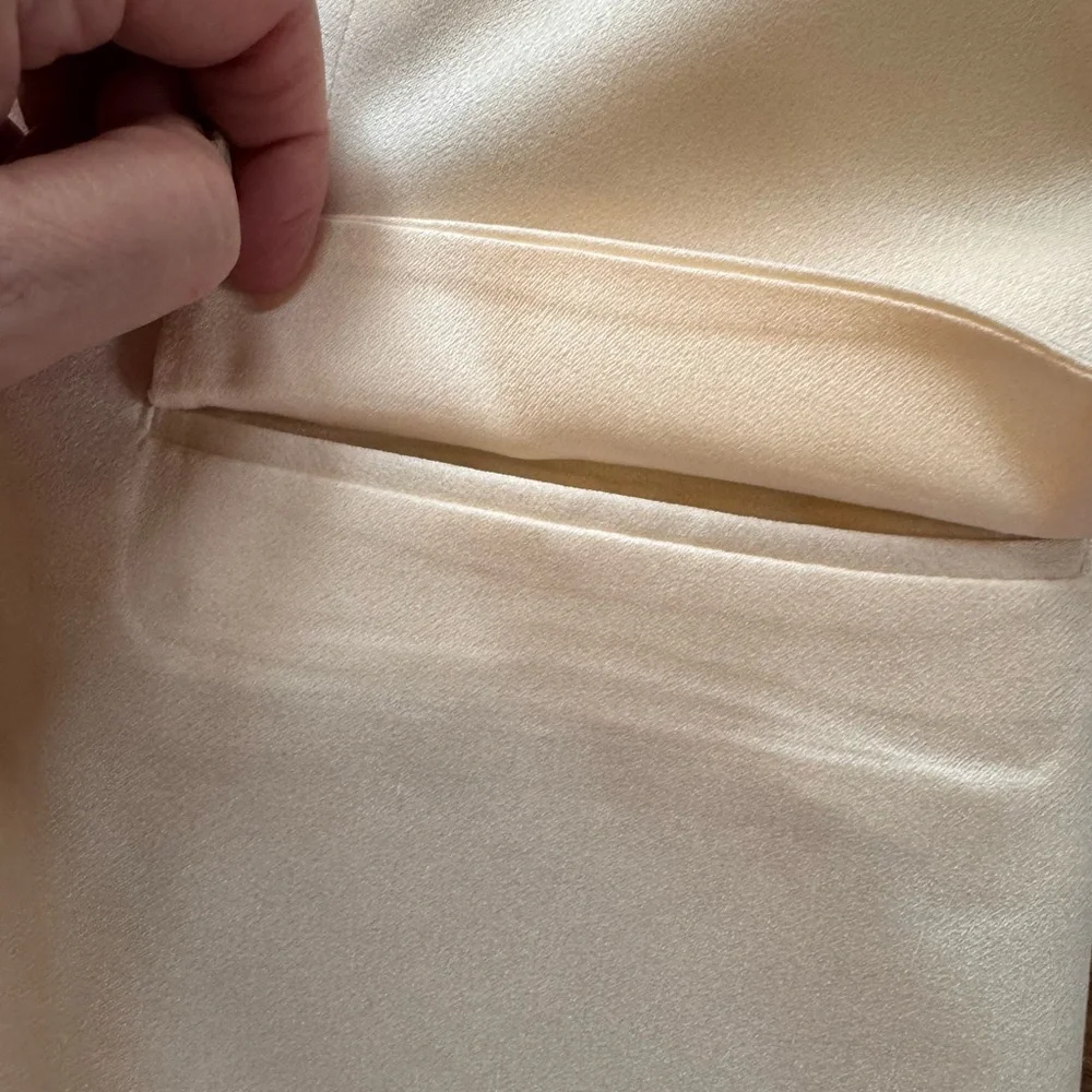 Rag & Bone for Barneys Ivory One Button Tailored Blazer Career Jacket Size 8 - Picture 13 of 16